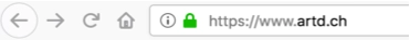 Website mit SSL-Zertifizierung