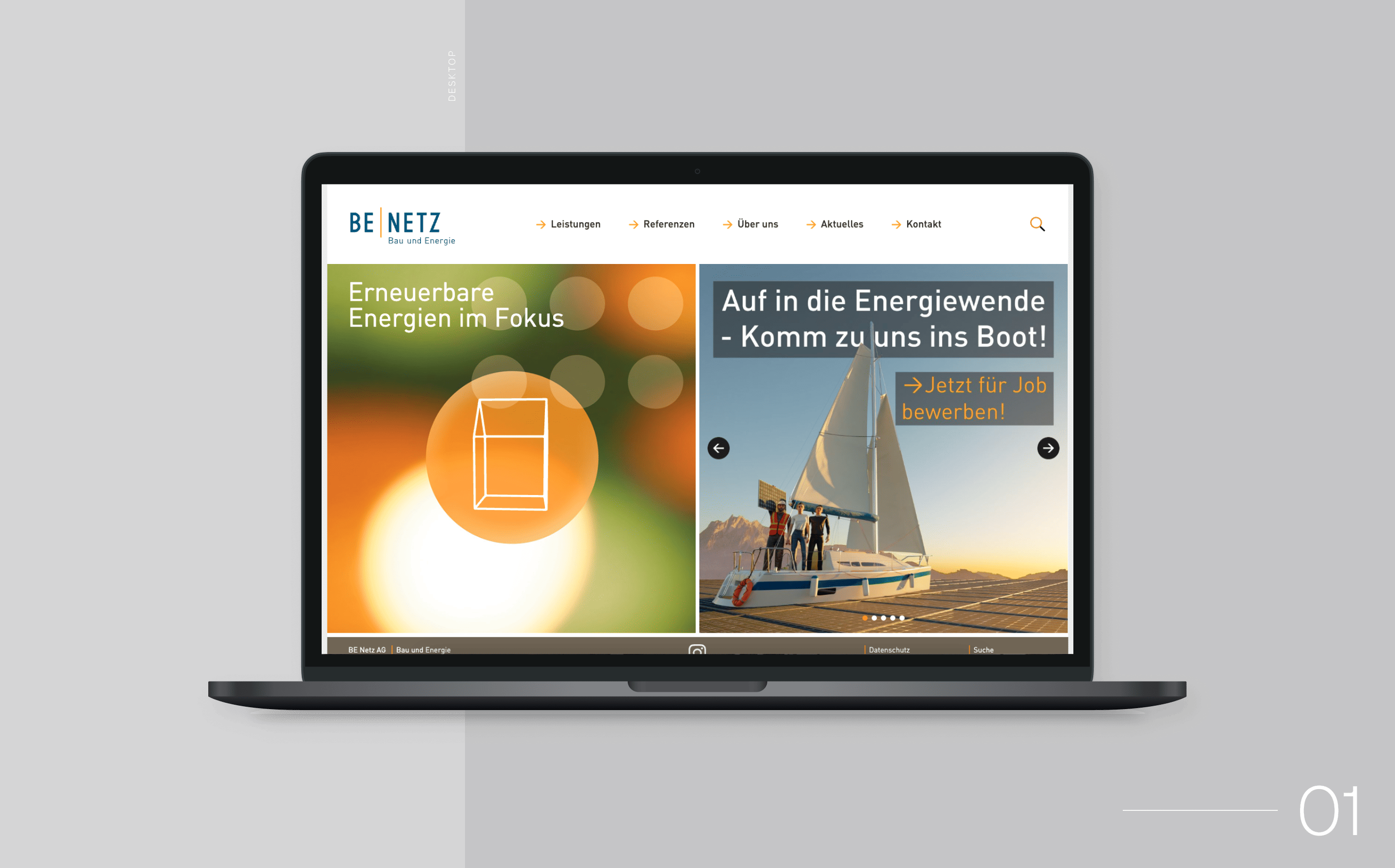 Vorschaubild einer Produkt-Einzelseite auf Notebook