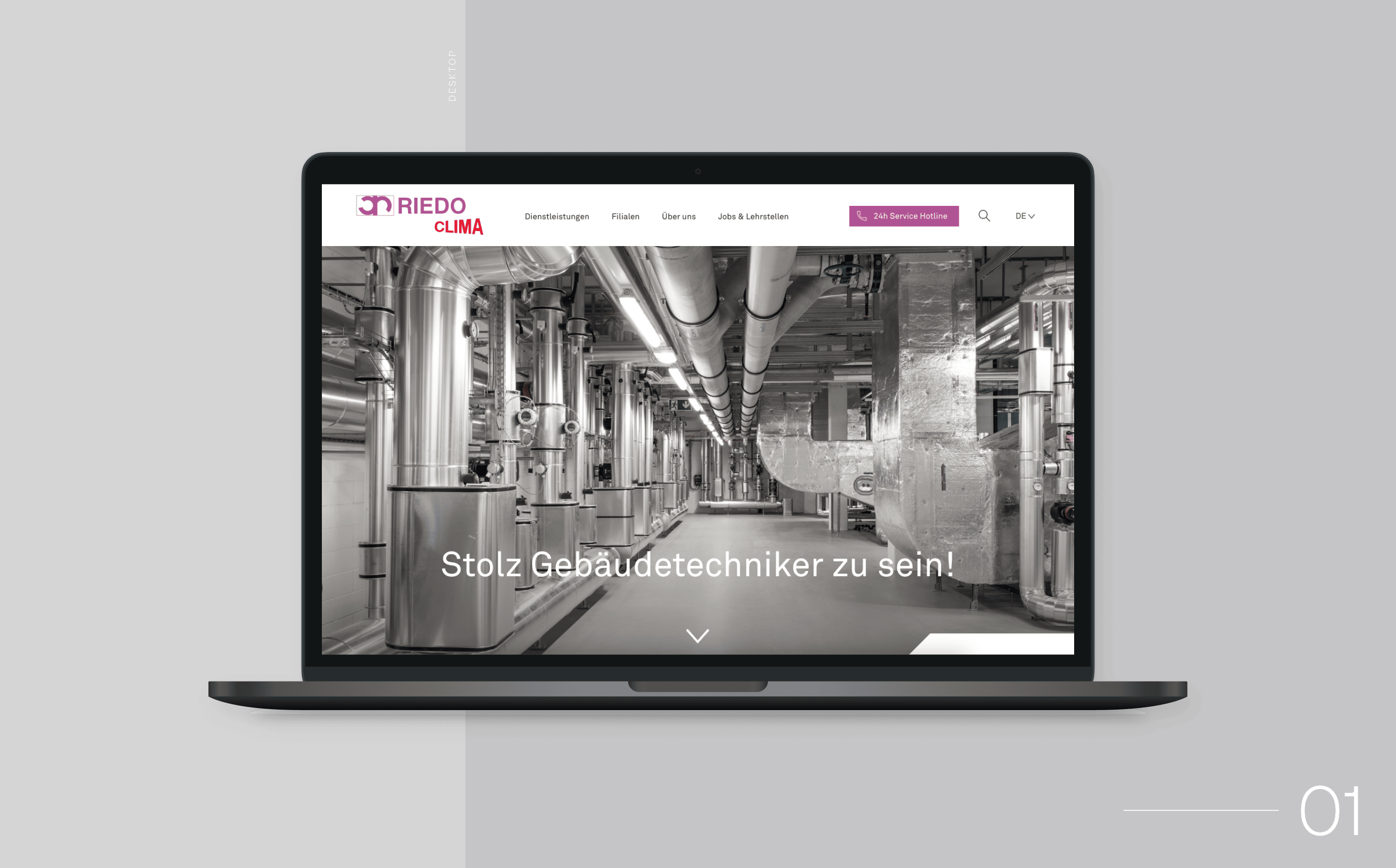 Vorschaubild einer Produkt-Einzelseite auf Notebook